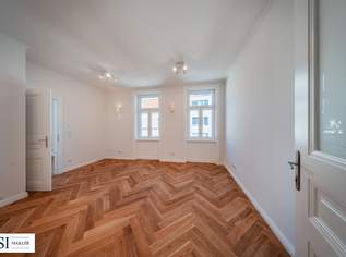 Smarter Grundriss mit exklusiven Details in wunderschön saniertem Altbau, 313000 €, Immobilien-Wohnungen in 1050 Margareten