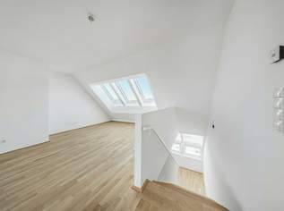 SKY HIGH >> lichtdurchflutete DG-Maisonette mit Dachterrasse für Anleger >> ideale Verkehrsanbindung, 684100 €, Immobilien-Wohnungen in 1210 Floridsdorf