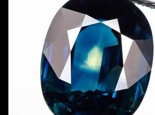 Edelstein  natürlicher Saphir tiefblau 7,92ct - inkl.Prüfbericht 