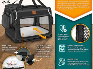 faltbare Hunde- oder Katzentransporttasche faltbare Hunde- oder Katzentransporttasche