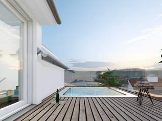 2-3 Zimmer mit Pool und Weitblick in die City, 613200 €, Immobilien-Wohnungen in 1070 Neubau