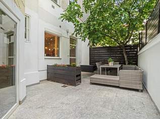 "Private Hofterasse unter Baumkrone!", 329000 €, Immobilien-Wohnungen in 1050 Margareten