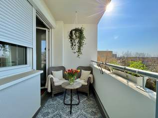 Wohnen im Grünen und bestens angebunden an Wien | GRÜNBLICK in den ruhigen Innenhof | Süd-West-Loggia | inkl. Stellplatz, 329000 €, Immobilien-Wohnungen in 2353 Gemeinde Guntramsdorf