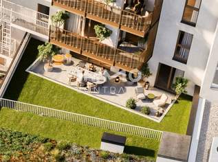 ERSTBEZUG mit großer Terrasse im Innenhof – moderne 2-Zimmer-Wohnung, 345700 €, Immobilien-Wohnungen in 1220 Donaustadt