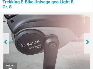 (ANGEBOT) BOSCH Trekking E-Bike Univega geo Light B - WIE NEU!