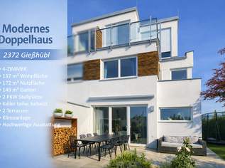 Doppelhaus mit Aussicht am Gießhübl * Wohnkeller *, 790000 €, Immobilien-Häuser in 2372 Gießhübl Doppelhaus mit Aussicht am Gießhübl * Wohnkeller *, 790000 €, Immobilien-Häuser in 2372 Gießhübl