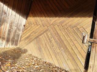 Holzschiebetor für Nebengebäude mit Laufschiene, 130 €, Haus, Bau, Garten-Hausbau & Werkzeug in 8341 Paldau