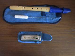 Blockflöte + Mundharmonika , Ukulele, 15 €, Marktplatz-Musik & Musikinstrumente in 1120 Meidling