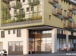 Geschäftsfläche in Bestlage des Nordbahnviertels, 5733 €, Immobilien-Gewerbeobjekte in 1020 Leopoldstadt