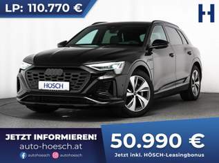 Q8 e-tron 55 quattro 2x S-LINE BLACK HEAD-UP AHK MATRIX -54%, 53490 €, Auto & Fahrrad-Autos in 2512 Katastralgemeinde Tribuswinkel