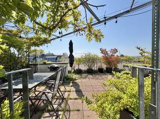 Grüner Dachgarten mit Blick über Wien I exklusive DG - Wohnung I Großzügige Fensterflächen mit Rollläden I Klimaanlage, 1395000 €, Immobilien-Wohnungen in 1040 Wieden