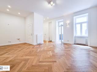 Energetisch revitalisierter Altbau: Hochwertige 4-Zimmer-Wohnung mit Balkon in zentraler Lage, 585000 €, Immobilien-Wohnungen in 1040 Wieden