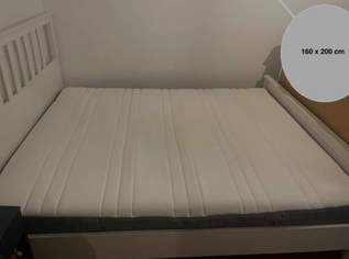 IKEA HEMNES Bett 160 x 200 mit Matratze und Lattenrost