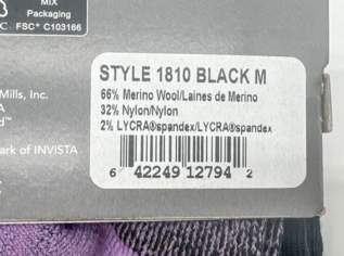 2 Paar Darn Tough Skisocken, Merino, Gr. M - Neu