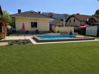 Wohnen mit Urlaubsflair | riesiges Grundstück (Teilung möglich) mit großer Terrasse und Pool | Offener Kamin und Klimaanlage | U1-Station | Garage, 635000 €, Immobilien-Häuser in 1210 Floridsdorf Wohnen mit Urlaubsflair | riesiges Grundstück (Teilung möglich) mit großer Terrasse und Pool | Offener Kamin und Klimaanlage | U1-Station | Garage, 635000 €, Immobilien-Häuser in 1210 Floridsdorf