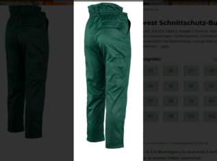  Schnittschutzhose, 53.89 €, Kleidung & Schmuck-Herrenkleidung in 7551 Stegersbach