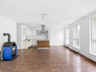 PREISUPDATE! Traumhafte 3-Zimmer-Wohnung mit Kücheninsel und Kaminofen, 297000 €, Immobilien-Wohnungen in 1100 Favoriten
