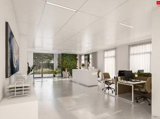 191,49 m² Büro-/Ordinations- u. Geschäftsflächen auf einer Ebene mit flexiblen Ausbaumöglichkeiten direkt an der Salzburger Straße, 2297.88 €, Immobilien-Gewerbeobjekte in 4060 Leonding