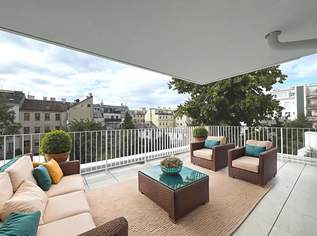 TERRASSENTRAUM! Topmoderne 2-Zimmer Wohnung mit grosser S/W-Terrasse und Garagenplatz, 1180!, 1350 €, Immobilien-Wohnungen in 1180 Währing