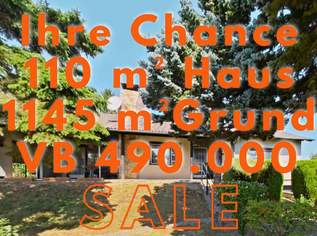 IHRE CHANCE: 3-ZIMMER-BUNGALOW + ca. 1.145 m² EIGENGRUND +VB 490.000,- +GARAGE+KELLER, 490000 €, Immobilien-Häuser in 2544 Leobersdorf IHRE CHANCE: 3-ZIMMER-BUNGALOW + ca. 1.145 m² EIGENGRUND +VB 490.000,- +GARAGE+KELLER, 490000 €, Immobilien-Häuser in 2544 Leobersdorf