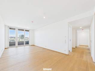 Wohnturm Grünblick: 4-Zimmer-Wohnung auf der Westseite im 12. Stock, 1137000 €, Immobilien-Wohnungen in 1020 Leopoldstadt