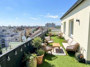26 m² Panoramaterrasse I Dachgeschosswohnung ohne Schrägen I Klimaanlage I Separate Küche, 439000 €, Immobilien-Wohnungen in 1200 Brigittenau
