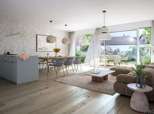 ERSTBEZUG IM ZENTRUM | Exklusives Townhouse Nähe Stadtplatz | Südwestseitiger Eigengarten | Sole-Wasser-Wärmepumpe | 2 TG-Stellplätze, 983000 €, Immobilien-Häuser in 3400 Gemeinde Klosterneuburg