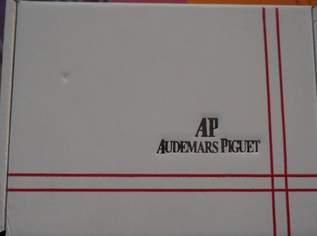 Audemars Piquet in Fullset Box, Automatik, Saphirglas und Papieren 390.- inkl, versichertem Versand Audemars Piquet in Fullset Box, Automatik, Saphirglas und Papieren 390.- inkl, versichertem Versand