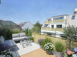 Schöne 2-Zimmer-Wohnung mit 14 m² Terrasse, 923 €, Immobilien-Wohnungen in 1220 Donaustadt