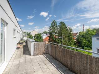 Perfekt angelegter ruhiger 2 Zimmer Dachgeschoß Traum mit 25 m2 Dachterrasse, 850.03 €, Immobilien-Wohnungen in 1110 Simmering