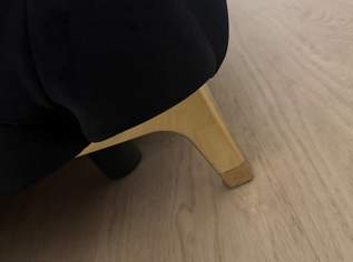 Chesterfield Boxspringbett Schwarz 160x200