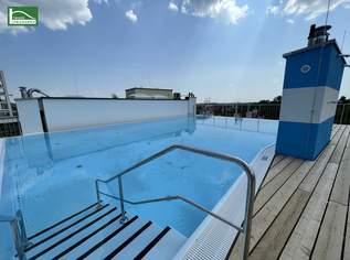 *FLAIR IN THE CITY* Geräumige 2 Zimmer Wohnung mit knapp 60m2 und toller Dachterrasse mit Pool - Jetzt anfragen!, 1149.01 €, Immobilien-Wohnungen in 1230 Liesing