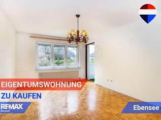 Gut geschnittene Zweizimmer-Eigentumswohnung in Ebensee - Zweitwohnsitznutzung möglich!, 125000 €, Immobilien-Wohnungen in 4802 Ebensee am Traunsee