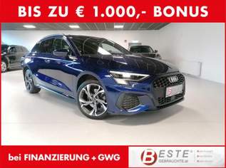 A3 SB 40 TFSI e S-line *Viele Extras* *NP65*, 38514 €, Auto & Fahrrad-Autos in 4663 Laakirchen