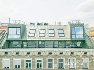 Loft-Feeling trifft Altbauflair – 3 Zimmer Erstbezug mit Terrasse nahe U6, 1299999 €, Immobilien-Wohnungen in 1070 Neubau