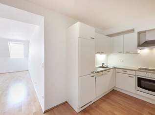 Neubau Living - Traumhafte 1-Zimmer-Wohnung im Dachgeschoss, 339000 €, Immobilien-Wohnungen in 1070 Neubau