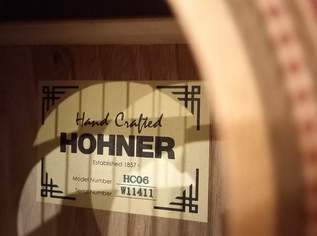 "Hohner" Klassikgitarre mit Zubehör 