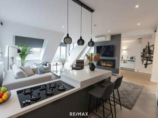 Dachgeschoßtraummit Weitblick, absolute Ruhe und jeglichem Komfort, 1550000 €, Immobilien-Wohnungen in 1140 Penzing