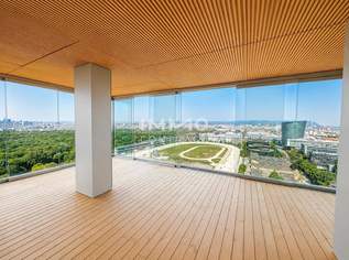 Rooftop Pool: Skyline Living im 22. Stock Erstbezug und provisionsfrei, 1721300 €, Immobilien-Wohnungen in 1020 Leopoldstadt