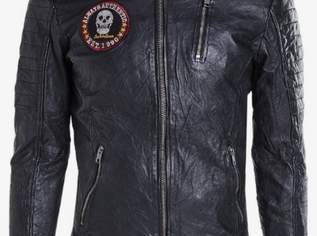 Stylishe Lederjacke Jack & Jones Jcorichard schwarz echt Leder Größe M Neu + Etikett + Originalverpackung, 139 €, Kleidung & Schmuck-Herrenkleidung in 1220 Donaustadt