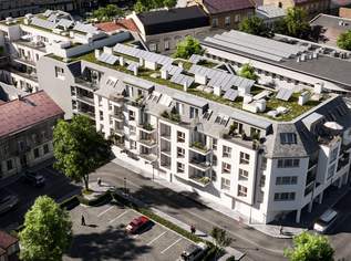 Jetzt Early Bird Aktion sichern! ZUM JUNGBRUNNEN! Maximal Mini - Viel Platz auf wenig Raum! Klein und kompakt mit großem Balkon + Beste Infrastruktur + Hochwertige Materialien + Garagenplatz optional!, 186150 €, Immobilien-Wohnungen in 2130 Mistelbach