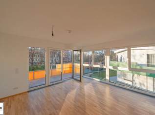 Wohnen in Hirschstetten: großzügige Familien Wohnung (4 Zimmer) mit Balkon und Grünblick - ab 1.7.(!), 1995.41 €, Immobilien-Wohnungen in 1220 Donaustadt