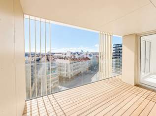 LAXURY: Provisionsfrei - 9. Stock direkt beim Hauptbahnhof: personalisierbarer Premium-Ausstattung, 450000 €, Immobilien-Wohnungen in 1100 Favoriten