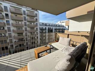 Ab November: Moderne 2-Zimmer-Wohnung mit Balkon nahe U1 Rennbahnweg, 949 €, Immobilien-Wohnungen in 1220 Donaustadt