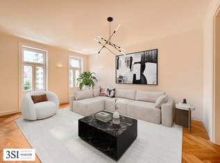 Sanierte 2-Zimmer-Stilaltbauwohnung mit Top-Anbindung, 417000 €, Immobilien-Wohnungen in 1040 Wieden