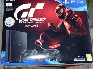 Sony Playstation 4 Slim Bundle 1 TB inkl Controller und GT Sport in OVP