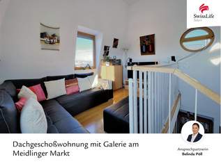 Im Herzen von Meidling | Tolle 3-Zimmer Dachgeschoßwohnung mit Galerie, 309000 €, Immobilien-Wohnungen in 1120 Meidling