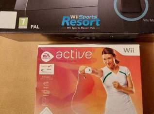 WII Konsole Sports Resort Black + Wii active + Wii Fit plus Balanceboard, 79 €, Marktplatz-Computer, Handys & Software in 8600 Bruck an der Mur