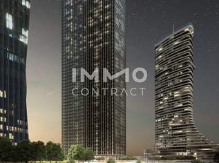 Urbanes City-Studio mit Kaiserwasserblick: DC2 Tower - U1 Donauinsel, 1100 €, Immobilien-Wohnungen in 1220 Donaustadt