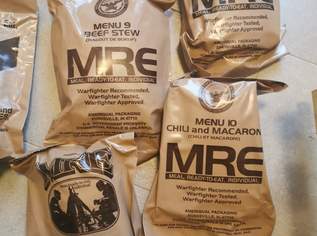 MRE USA Meal ready to eat Einzelpackungen